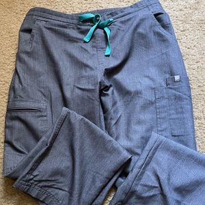 Figs Bottom Scrub Graphite